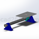 螺杆传动装配体3D模型Solidworks设计