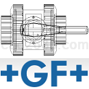 +GF+手动球阀546型真联合球阀CAD图纸DWG格式