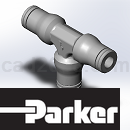 PARKER管接头螺纹连接通用管件1102个STP格式3D模型