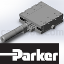 PARKER气动线性定位工作台、手动平台、滑道和配件3D模型STP格式