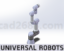 机器人模型STP格式  机器人3D模型  尤傲机器人模型  UR机器人模型