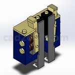 电梯安全钳BQ2500渐进式3D模型Solidworks格式  电梯配件模型 电梯配件3D模型