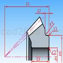 弧齿锥齿单侧台阶实心式