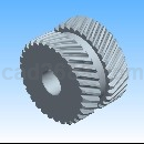 人字圆弧齿轮-基本齿轮