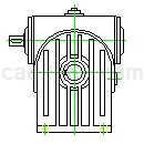 圆弧圆柱蜗杆减速器