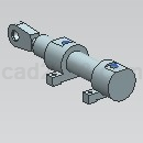 冶金设备用液压缸模型Step/iges/stl格式