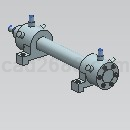 重载液压缸模型Step/iges/stl格式