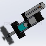 solidworks模型HPN-5T（行程100）增压缸装配体