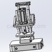 solidworks模型小型气动压力机模型装配体