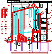 循环流化床锅炉CAD图纸