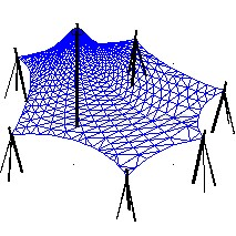柱、亭膜结构施工CAD图集
