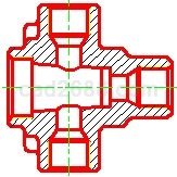 换向阀装配及零部件CAD图集