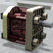 inventor齿轮油泵组
