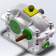 SolidWorks减速器装配图