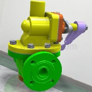 inventor手动快速阀模型