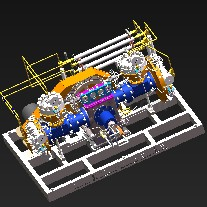 隔膜压缩机模型solidworks格式