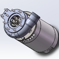 SolidWorks设计的水泵
