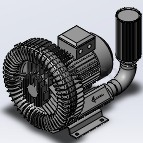 SolidWorks涡流风机