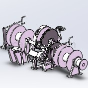 SolidWorks船用锚机