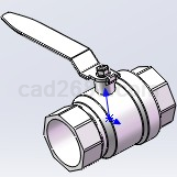 SolidWorks球阀模型