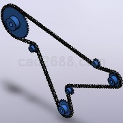 SolidWorks滚子链V2模型