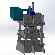 压力机模型IGS格式300吨