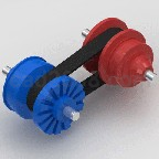 金属带式无级变速器模型cvtStep\ iges\stl 格式