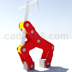 夹组件模型Step\ iges\stl 格式