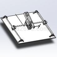 雕刻机模型SolidWorks设计