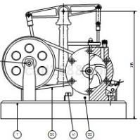 离心泵发动机CAD图纸