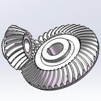solidworks锥齿轮模型
