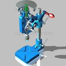 手工钻床模型Step\ iges\stl 格式