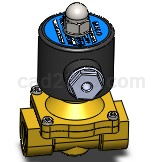 Solidwords电磁阀模型