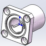 Solidworks直线轴承模型