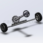 Solidworks转向系统模型