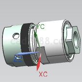 Step/iges/stl高频同轴连接器模型