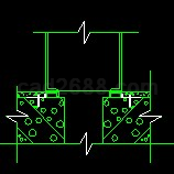 发电机二次屏柜布置图CAD图