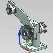 Step/iges/stl轴承座