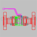 CAD高压球阀32Q41N-160P