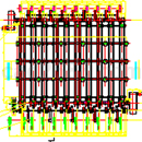 最大负荷762.3Kg冷床CAD总图