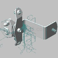 Solidworks发动机安装支架