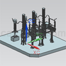 Step/iges/stl变压器