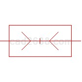 液压气动管路连接口和接头符号库CAD图形