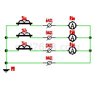 低压两进一联络自投自复CAD图