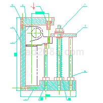 底板座架钻床夹具装配CAD图