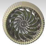 Catia飞机发动机模型