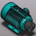 solidworks设计电机图纸装配图和零件图
