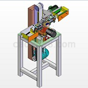 自动打磨机装置模型Step\iges\stl格式