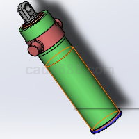 SolidWorks伸缩式油缸