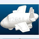 PROE5.0设计的玩具飞机.